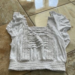 Bp brand white crop top